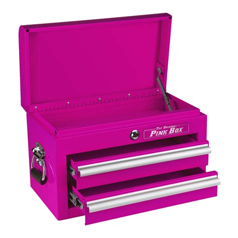 metal pink tool box|the original pink box tools.